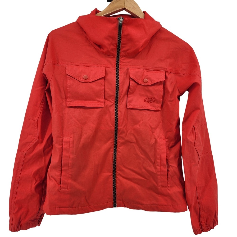 Nike 6.0 Jacket Small Red Orange Cargo Pockets Skate Gorpcore Windbreaker